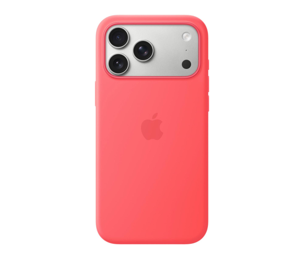 APPLE Silikonowe etui do iPhone 17 Pro Max MagSafe różowa guawa - 1506114 - zdjęcie 2
